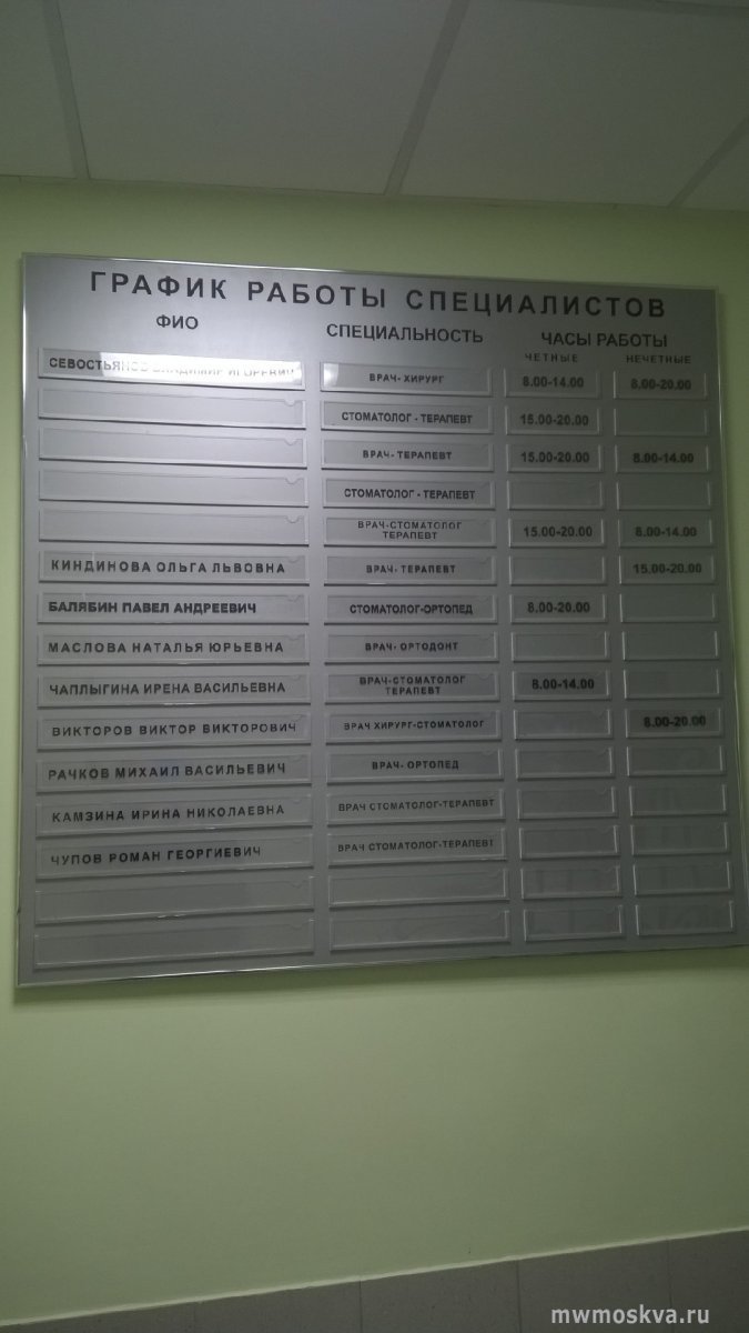 Никор, стоматологическая клиника, Зеленоград, к1004, 1 этаж