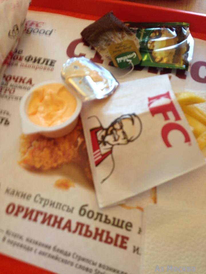 KFC, сеть ресторанов быстрого питания, Павелецкая площадь, 1а ст1 (1 этаж; 2 подъезд)