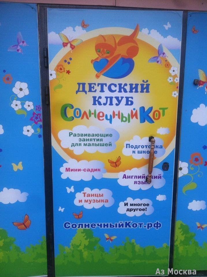 Солнечный кот, детский клуб, улица Шмидта, 9