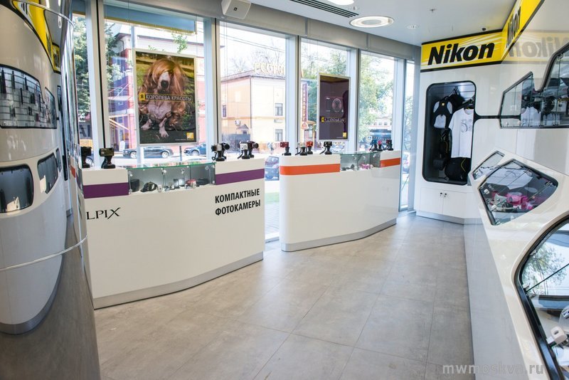 Nikon, фирменный магазин, Новинский бульвар, 31, 1 этаж