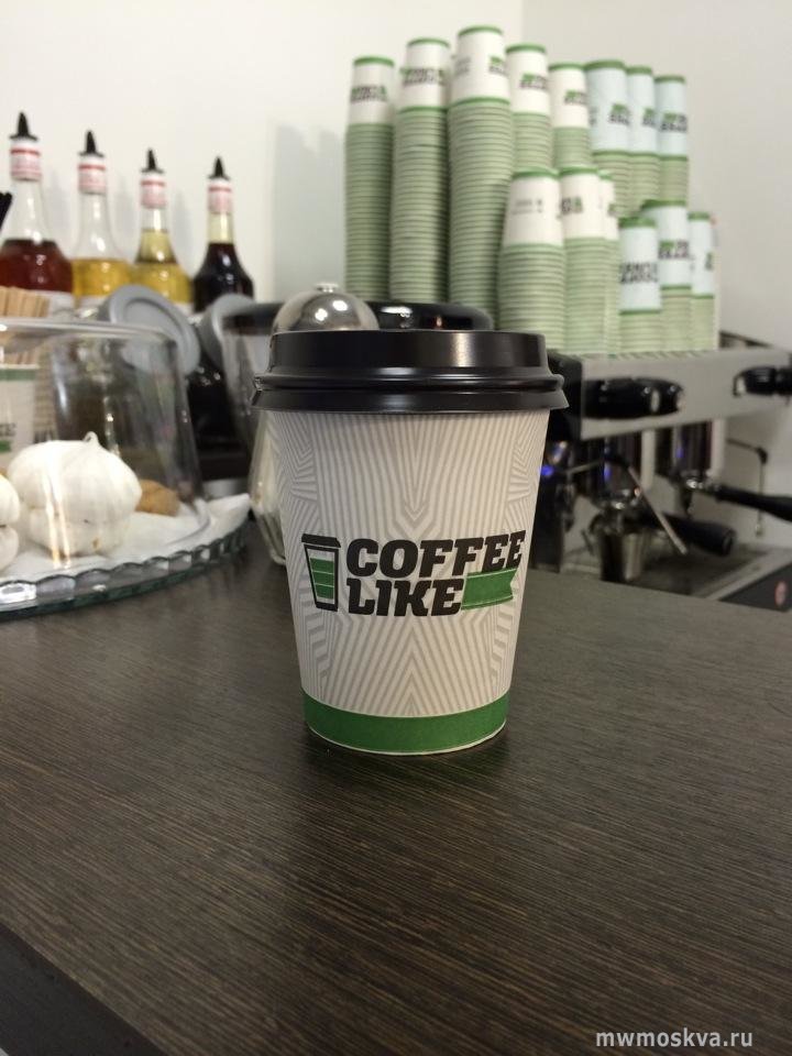 Coffee Like, сеть экспресс-кофеен, Ленинская Слобода, 26 (1 этаж; супермаркет Перекресток)