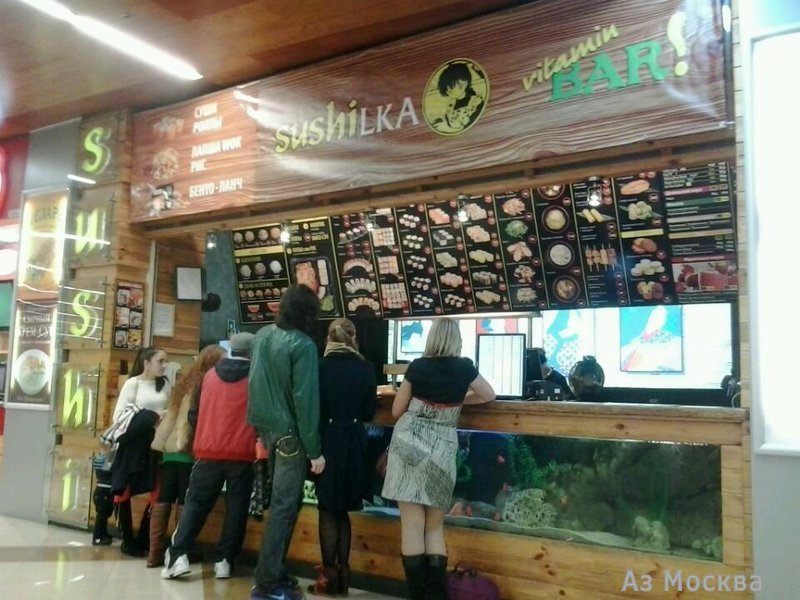 Sushilka, сеть японских кафе, Киевского Вокзала площадь, 2 (4 этаж)