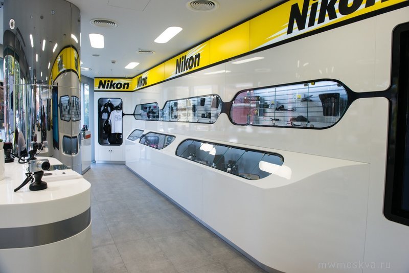 Nikon, фирменный магазин, Новинский бульвар, 31, 1 этаж