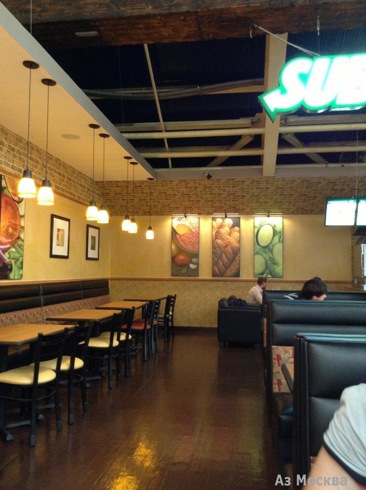 Subway, сеть кафе быстрого питания, Тишинская площадь, 1 ст1 (2 этаж)