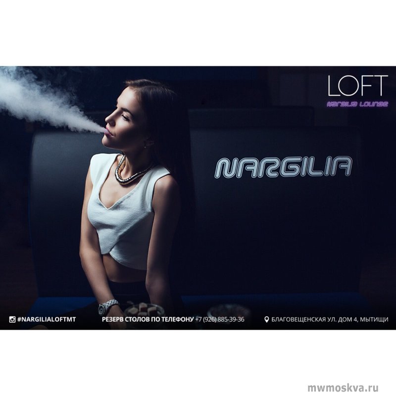 Loft nargilia lounge, улица Благовещенская, 4, цокольный этаж