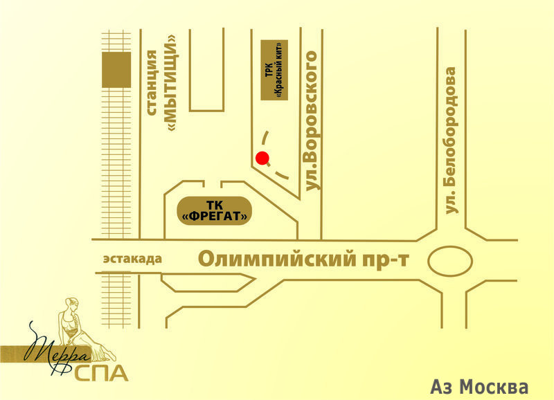 TerraSPA, центр красоты и здоровья, улица Воровского, 1, 6 офис, цокольный этаж